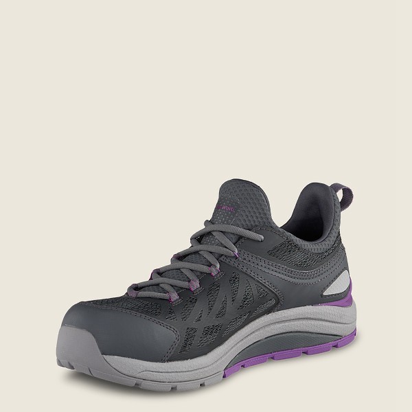 Red Wing Work Shoes Black/Grey - Womens Cooltech™ Athletics - Safety Toe - 2695-VOGPI